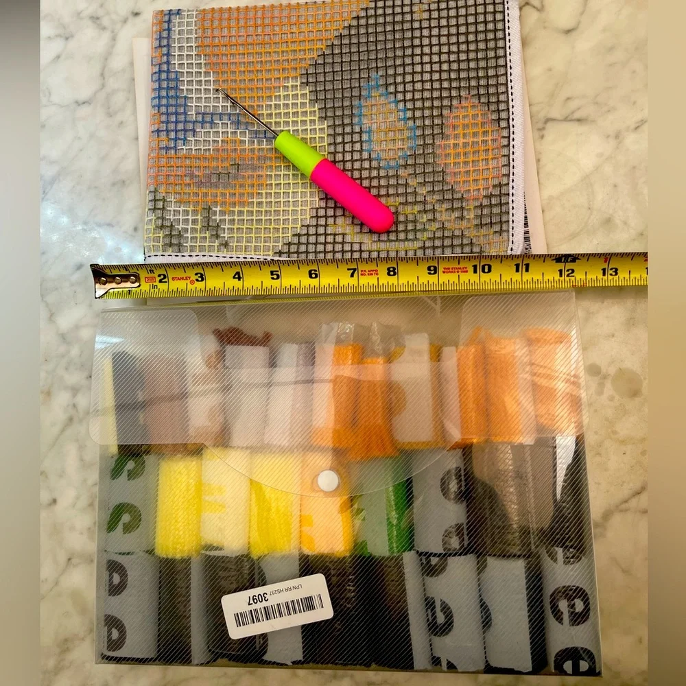 Hcdmre tapestry kits for rug point ( fox and leaves)